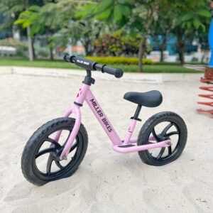 Bicicleta de Balance Equilibrio Miller Bikes Aro 14 Rosada Modelo 030