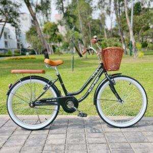 Bicicleta de Paseo Amelia Miller Bikes Negra Aro 24