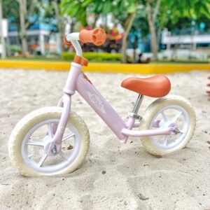 Bicicleta de Balance Equilibrio Joystar Rosada Aro 12 Modelo Vintage