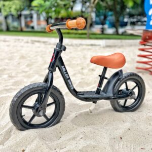 Bicicleta de Balance Equilibrio Miller Bikes Negra Aro 12 Modelo 055