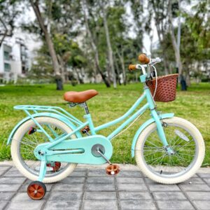 Bicicleta para niñas Stitch Aro 18 Color Verde Agua