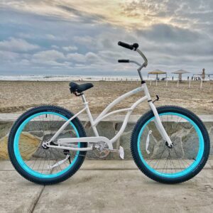 Bicicleta Fat Cruiser Hiland Aro 26 Blanca