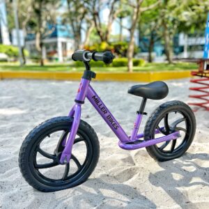 Bicicleta de Balance Equilibrio Miller Bikes Aro 14 Violeta Modelo 030